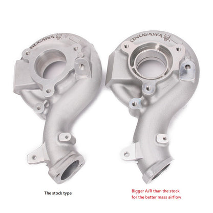 Kinugawa TD06H-18K turbocharger ball bearing for Mitsubishi Lancer EVO 10, GSR, Ralliart, and 4B11T engine, close-up view.