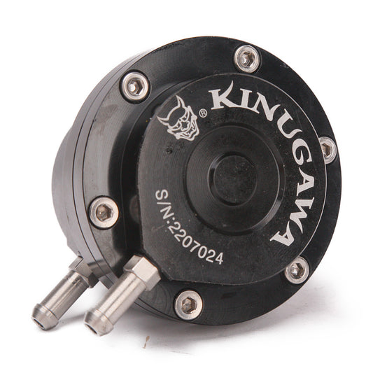 Kinugawa turbo dual port adjustable internal wastegate actuator head with replacement diaphragm and spring options for performance upgrades.
