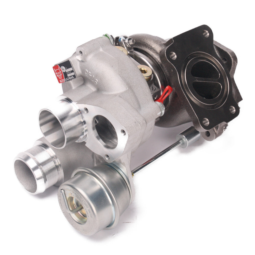 Kinugawa Turbo K04 upgrade for Mini Cooper S JCW R55 R56 R57, showing the turbocharger vacuum component with detailed metal parts.