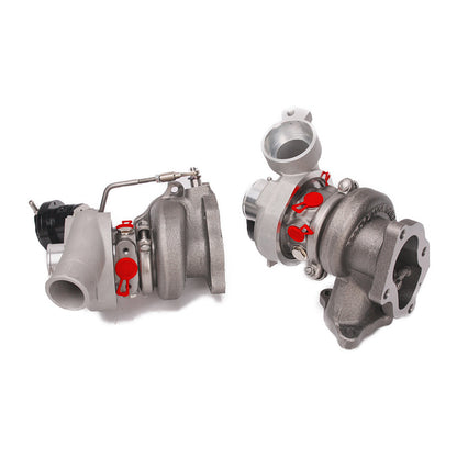 Kinugawa Turbo TD04HL-15T turbocharger for Mitsubishi 6G72T 3000GT VR4 and Dodge Stealth, drop-in replacement, image of turbocharger.