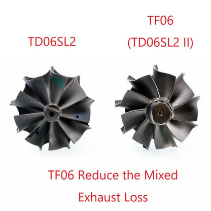 Kinugawa Turbocharger 2.4" Inlet TF06-18K Point-Milling for SUBARU WRX STI Bolt-On GC GD GR Stage 2